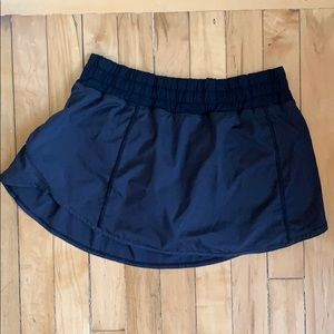 Black lululemon athletic skort